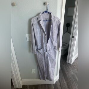 Universal Thread Lavender Button-Up Jumpsuit